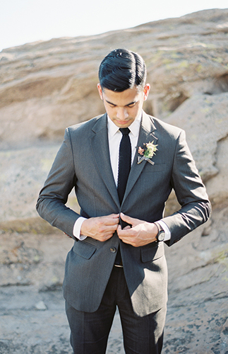 Romantic Black & White Desert Elopement - Inspired by This