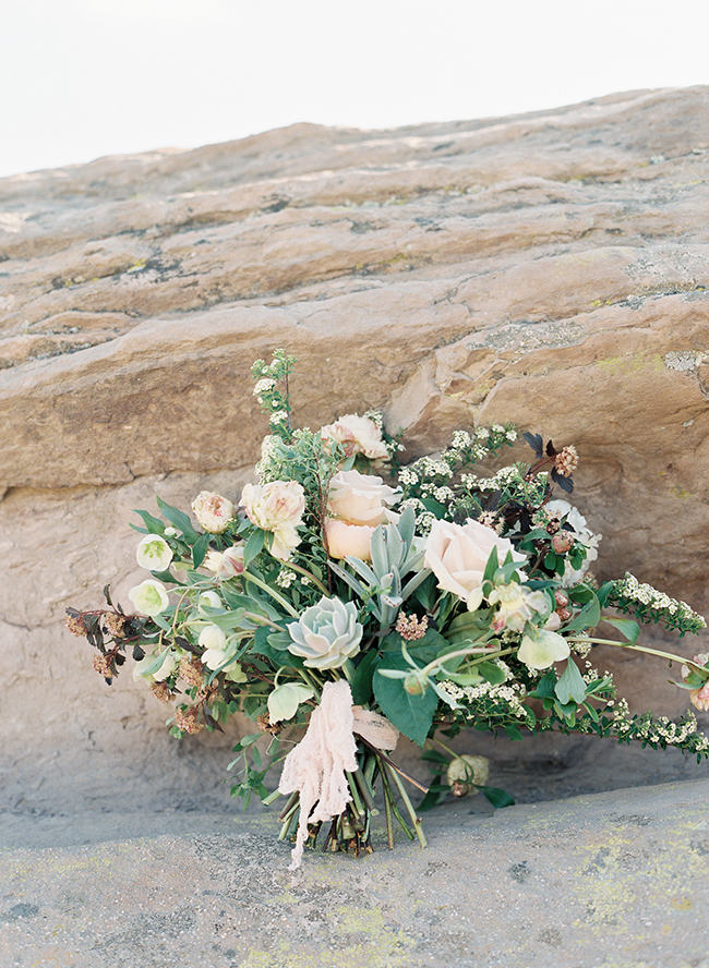 Romantic Black & White Desert Elopement - Inspired by This