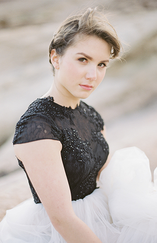 Romantic Black & White Desert Elopement - Inspired by This