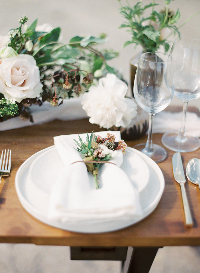 Romantic Black & White Desert Elopement - Inspired by This