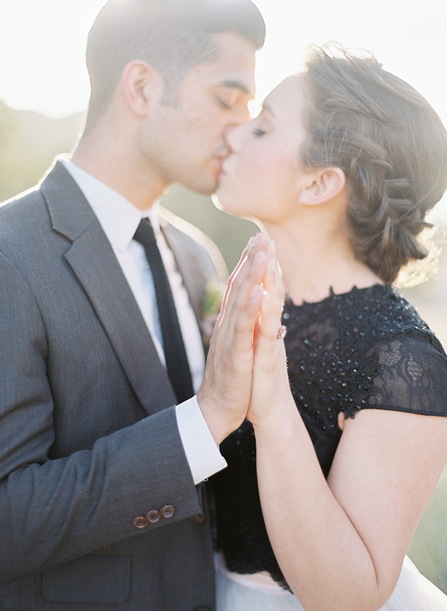 Romantic Black & White Desert Elopement - Inspired by This