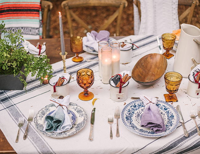 A Boho Backyard Friendsgiving - Inspired by This