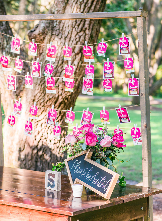 Hot Pink Patterned Baby Shower - Inspired by This