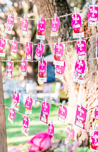 Hot Pink Patterned Baby Shower - Inspired by This