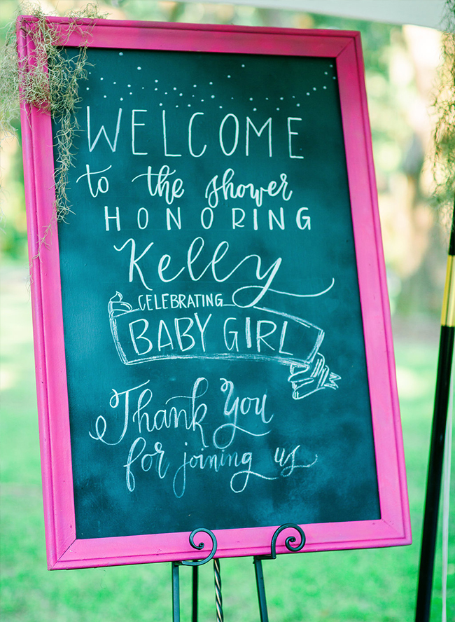 Hot Pink Patterned Baby Shower - Inspired by This