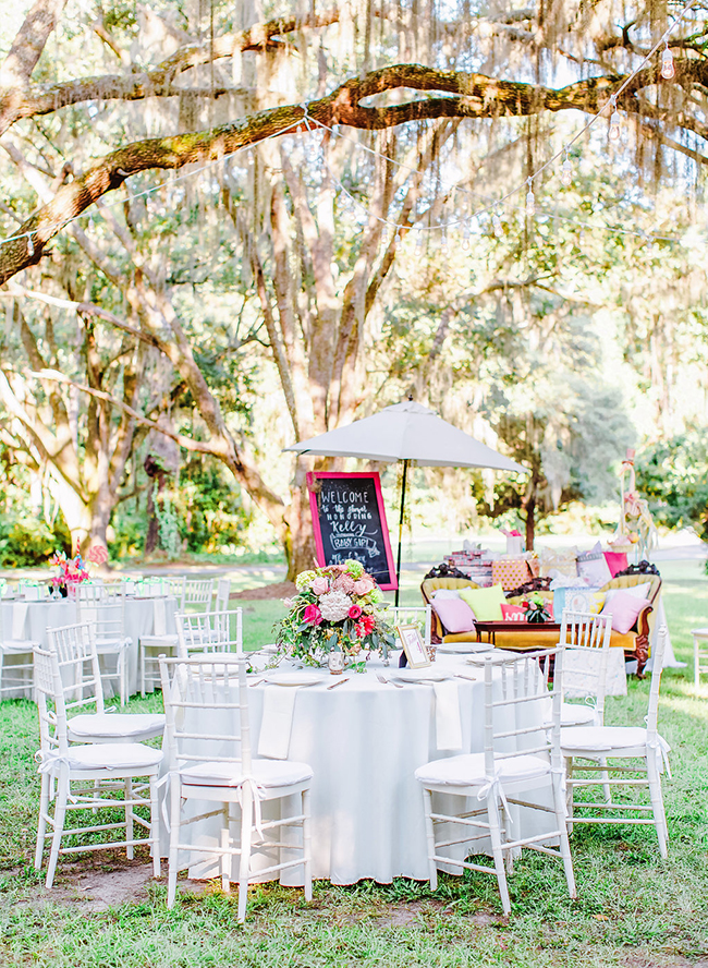 Hot Pink Patterned Baby Shower - Inspired by This