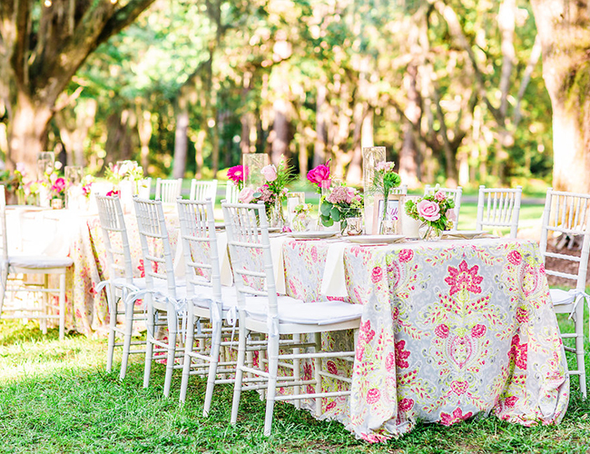 Hot Pink Patterned Baby Shower - Inspired by This