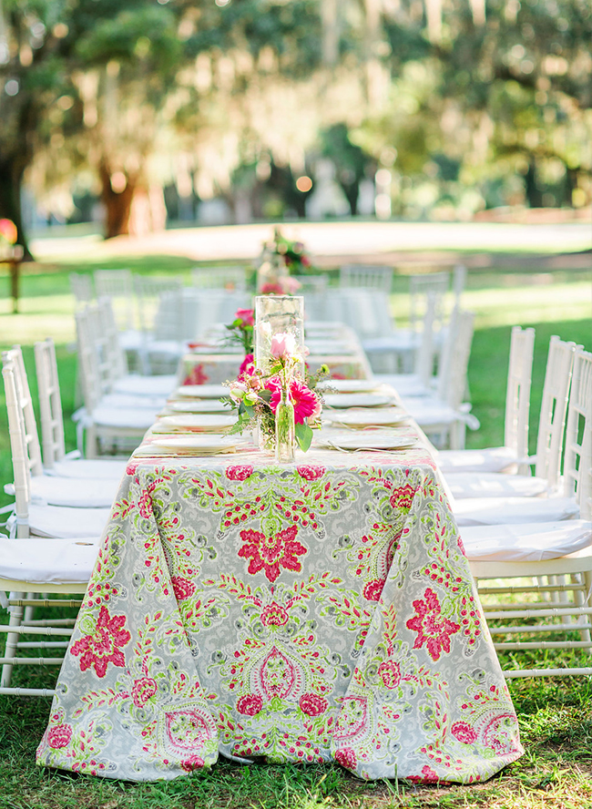 Hot Pink Patterned Baby Shower - Inspired by This