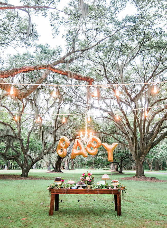 Hot Pink Patterned Baby Shower - Inspired by This