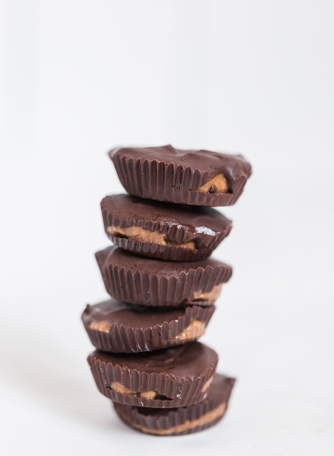 Chocolate Almond Butter Cups Recipe - Inspired by This