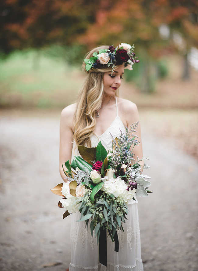 Vintage Fall Wedding Inspiration in Alabama - Inspired by This