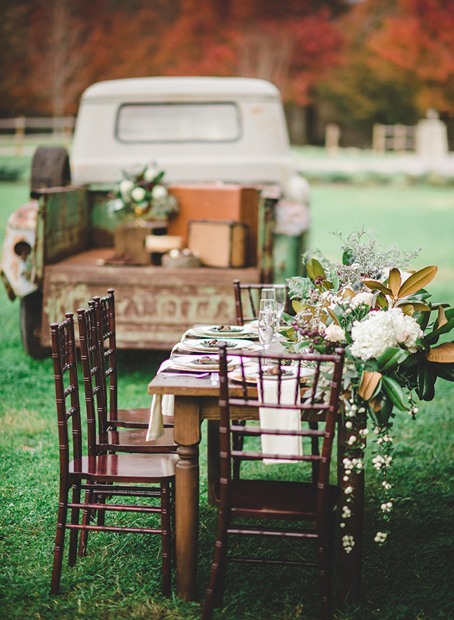 Vintage Fall Wedding Inspiration in Alabama - Inspired by This