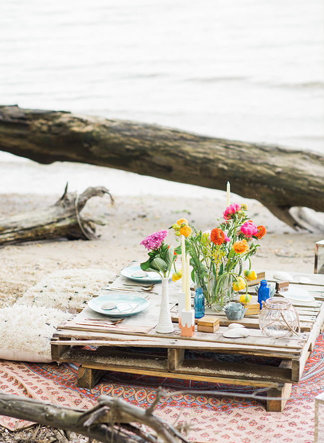 Bohemian Beach Wedding Inspiration - Inspired by This