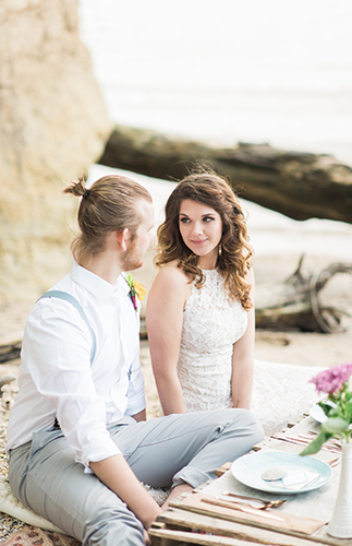 Bohemian Beach Wedding Inspiration - Inspired by This