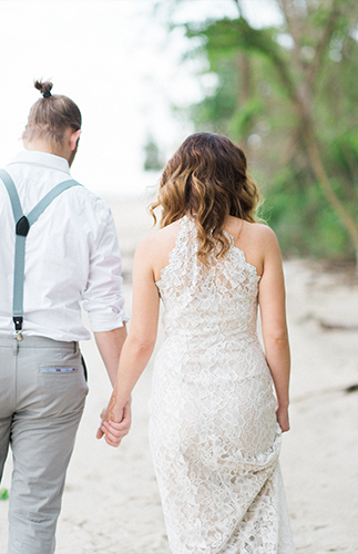 Bohemian Beach Wedding Inspiration - Inspired by This