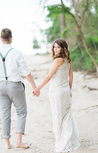 Bohemian Beach Wedding Inspiration - Inspired by This