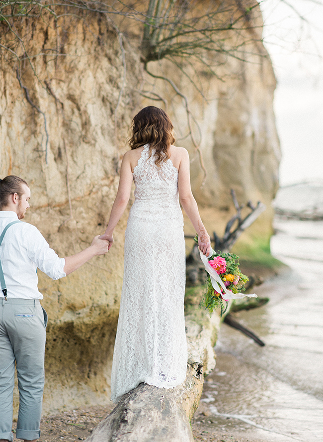 Bohemian Beach Wedding Inspiration - Inspired by This