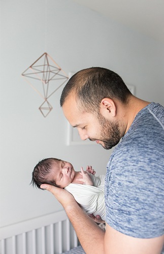 Cool Blue Modern Nursery - Inspired by This