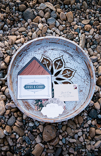 Moody Beach Elopement with Moroccan Details - Inspired by This