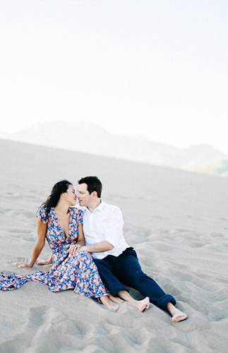 Colorado Sand Dunes Engagement Photos - Inspired by This