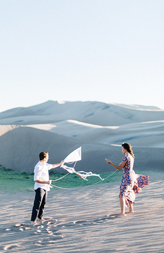 Colorado Sand Dunes Engagement Photos - Inspired by This