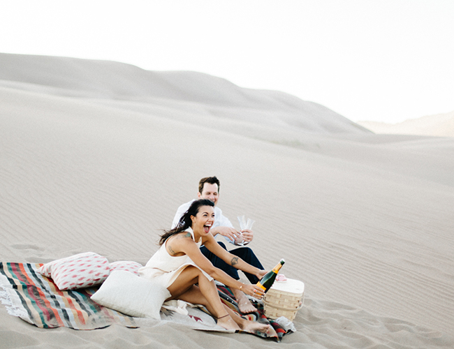 Colorado Sand Dunes Engagement Photos - Inspired by This