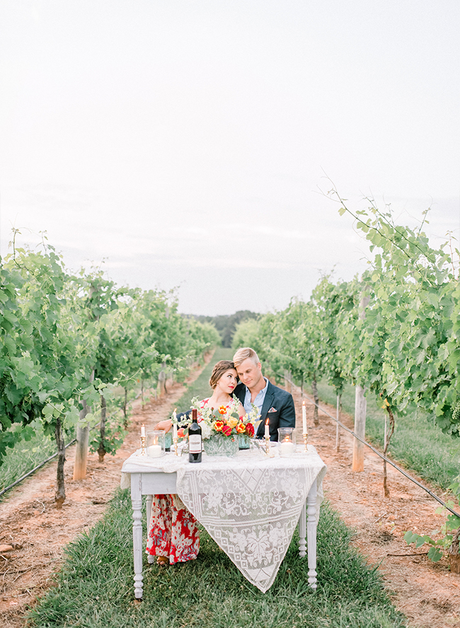 Al Fresco Vineyard Anniversary Dinner - Inspired by This