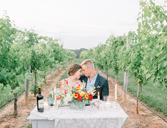 Al Fresco Vineyard Anniversary Dinner - Inspired by This