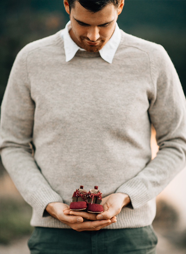 Romantic Red Maternity Photos in Portland - Inspired by This