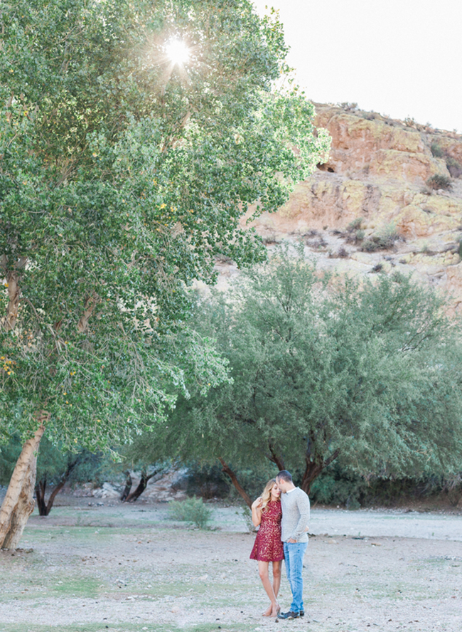 Lakeside Engagement with Wild Horses - Inspired by This