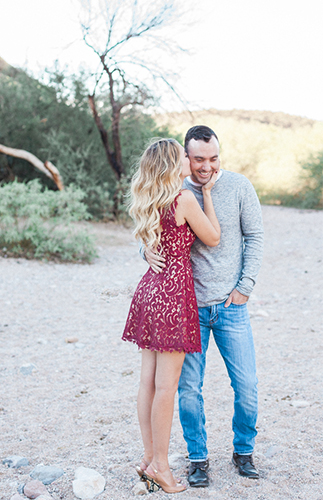 Lakeside Engagement with Wild Horses - Inspired by This