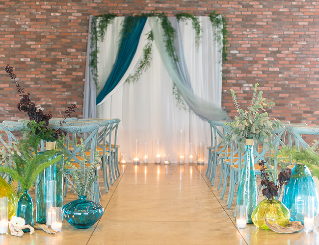 Green and Blue Winter Wedding - Inspired by This