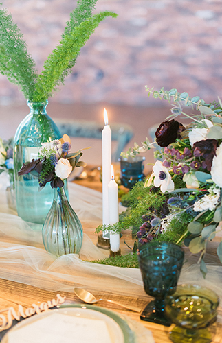 Green and Blue Winter Wedding - Inspired by This