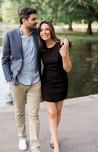 A Classic Engagement Session in Boston - Inspired by This