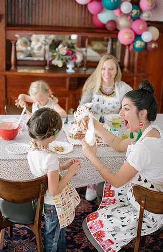 Mother Daughter Holiday Cookie Decorating Party - Inspired by This