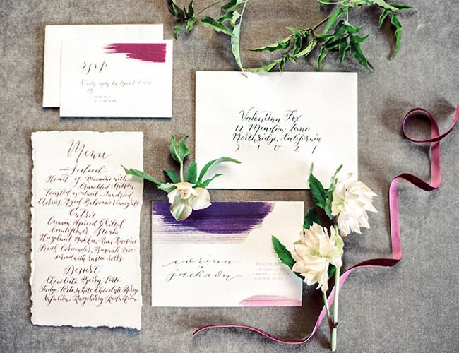 Moody Lavender Wedding at a Modern Loft - Inspired by This