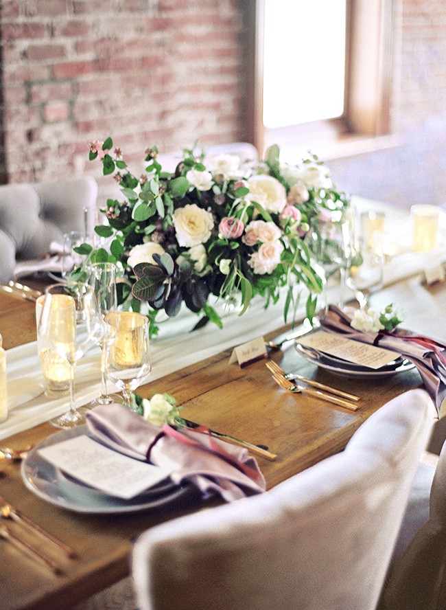 Moody Lavender Wedding at a Modern Loft - Inspired by This