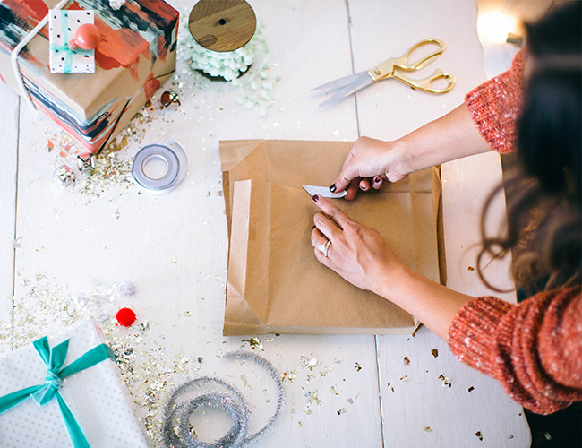 A DIY Holiday Wrapping Party - Inspired by This