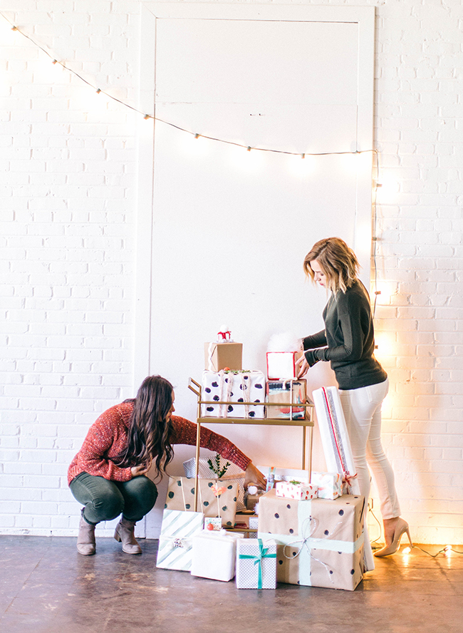 A DIY Holiday Wrapping Party - Inspired by This