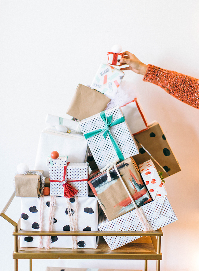 A DIY Holiday Wrapping Party - Inspired by This