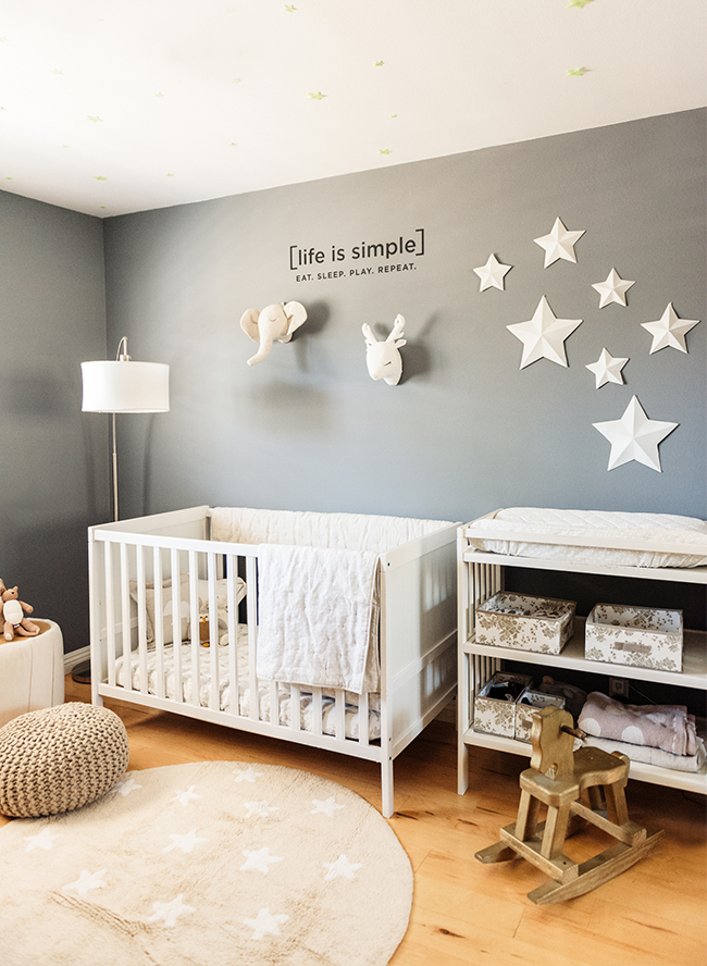 Grey and 2024 white nursery