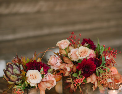 Fall Wedding Pumpkin Decor