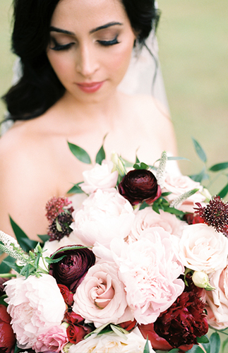 Red and Blush Wedding