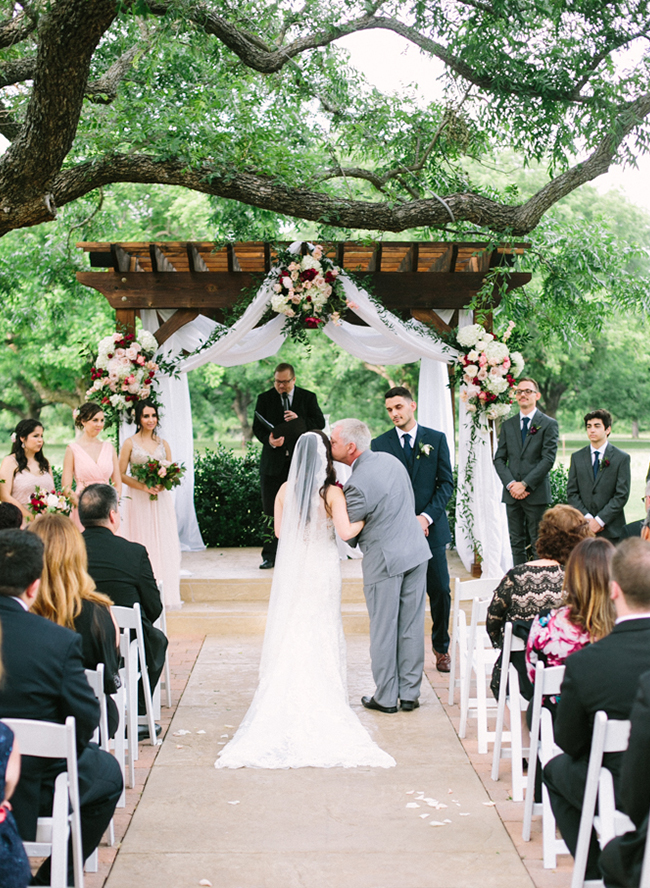 Red and Blush Wedding