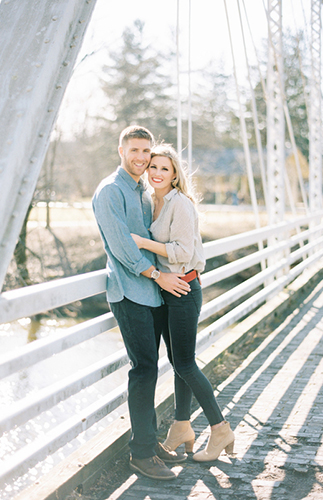 Fall Engagement Photos in the Woods 