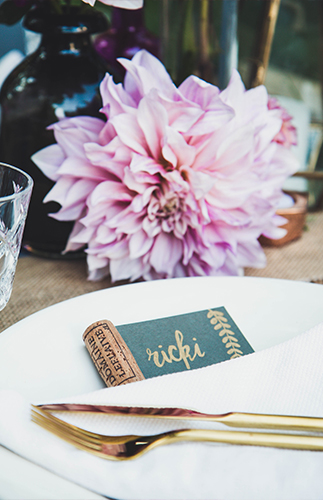 Colorful Backyard Dinner Party 