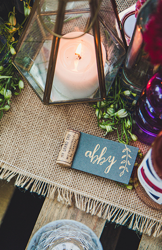 Colorful Backyard Dinner Party 