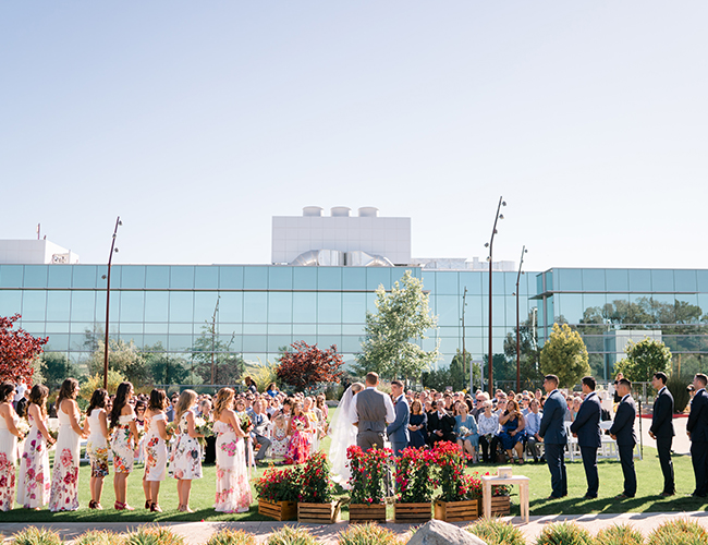 Cool Floral Wedding