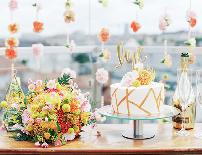 Rooftop Floral Bridal Shower 