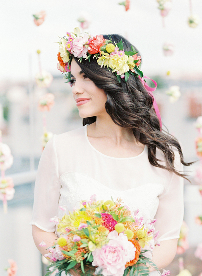 Rooftop Floral Bridal Shower 